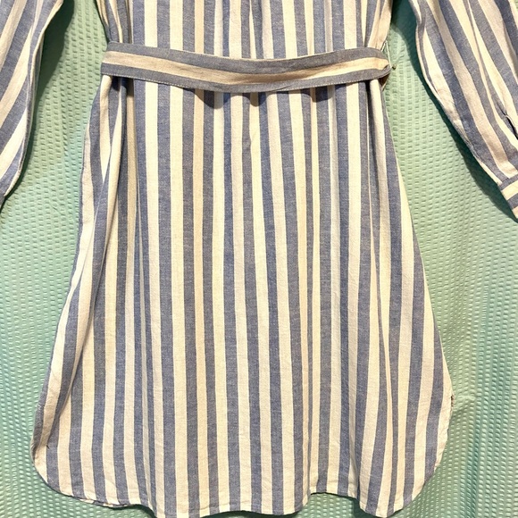 NWT Joan Rivers Blue and White Shirt Dress- Medium - Picture 10 of 11